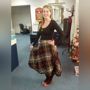 Vintage Pendleton Wool Wrap Skirt